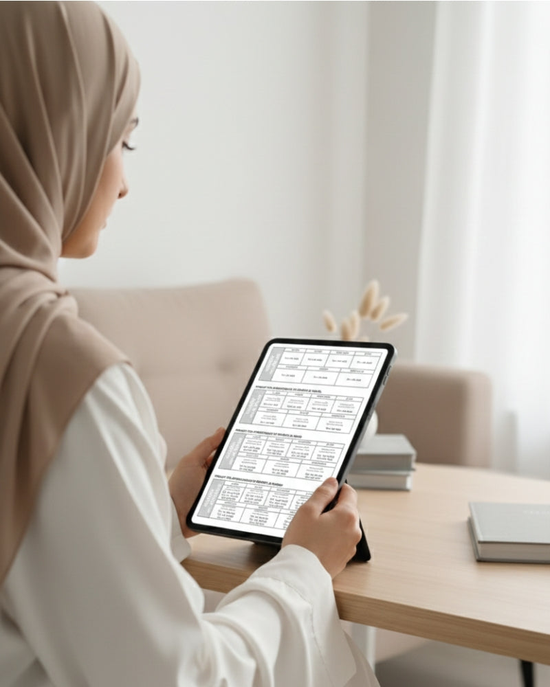 Pack - Juzz Amma planner & Le Coran en mémoire - Juzz Amma - Version digital