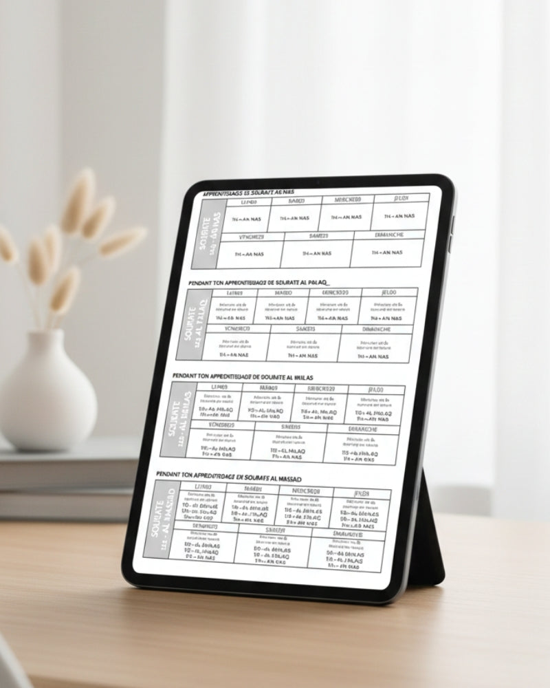 Pack - Juzz Amma planner & Le Coran en mémoire - Juzz Amma - Version digital